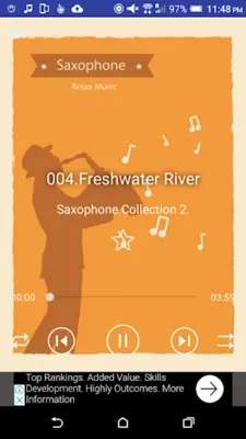 Relax Music~Saxophone Collecti android App screenshot 3