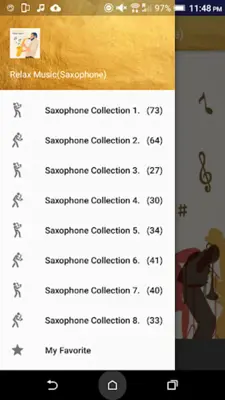 Relax Music~Saxophone Collecti android App screenshot 7